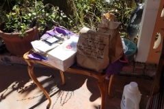 My favorite photo: our volunteers packed this sack lunch (by the thousands) and wrote messages on many of the bags. That message of hope meant a lot to me as I saw it sitting on the table where we were helping out an 85 year old woman who was all alone in a soaked house.