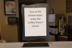 Possibly the saddest sign of the week. I really needed coffee this morning at the hospital.
